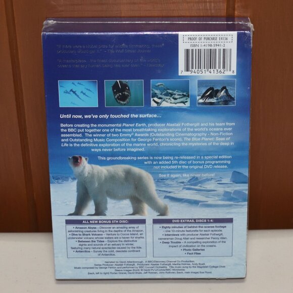 Blue Planet: Seas of Life 5-Disc Special Edition DVD Set New Factory Sealed BBC - Picture 2 of 7